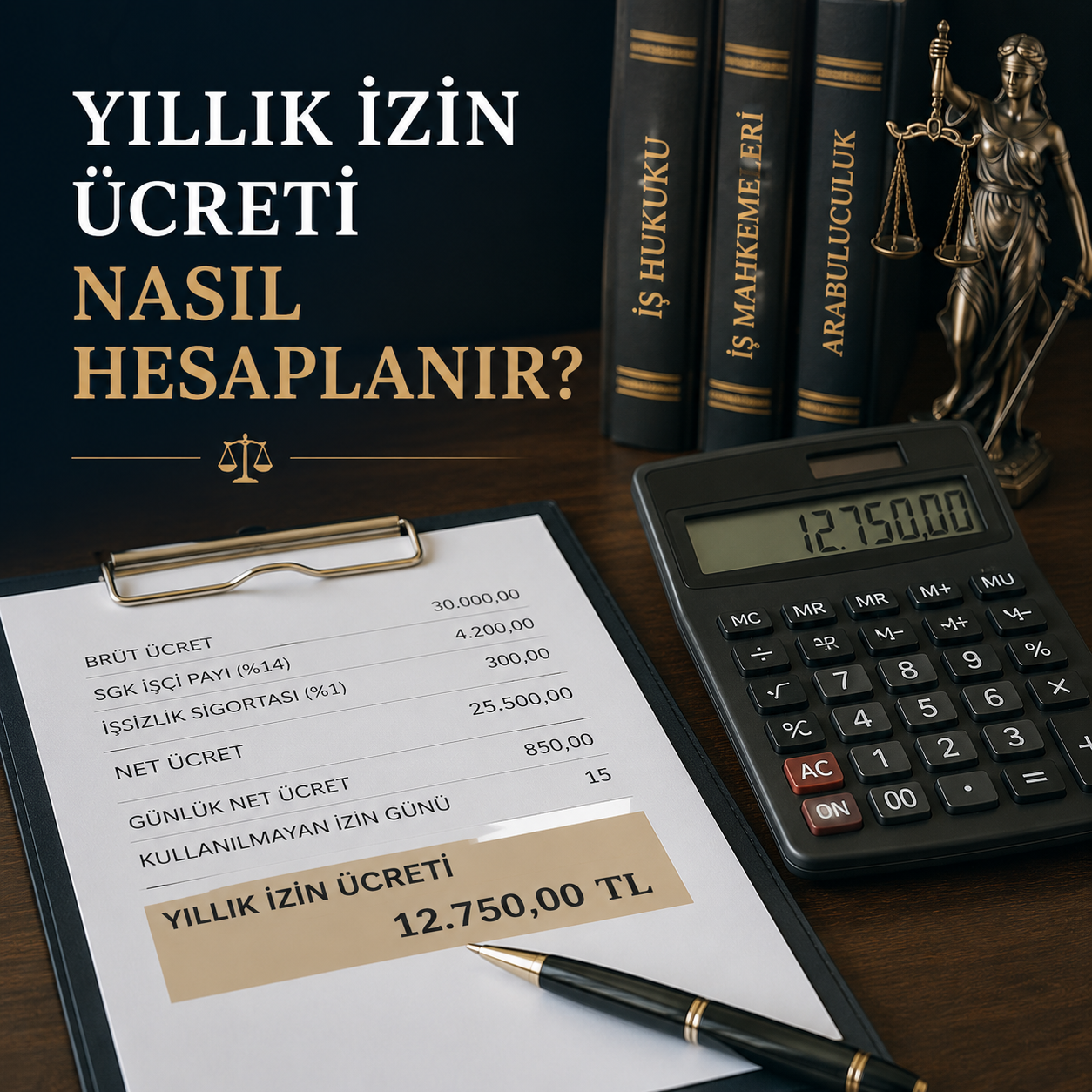 yillik ucretli izin hesabi gaziantep isci avukati iş hukuku